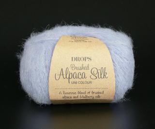 Příze DROPS Brushed Alpaca Silk 17 - levandulová