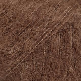 Příze DROPS Brushed Alpaca Silk 38 - čokoládová