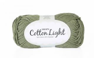 Příze DROPS Cotton light 12 - olivová