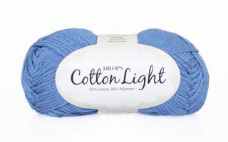 Příze DROPS Cotton light 33 - jasná modrá