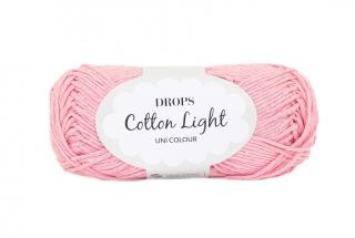 Příze DROPS Cotton light 41 - růžová pivoňka