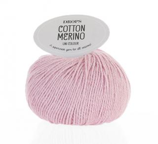 Příze DROPS Cotton Merino 05 - světle růžová