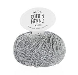 Příze DROPS Cotton Merino 18 - šedá