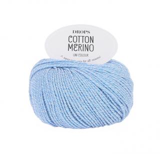 Příze DROPS Cotton Merino 30 - bleděmodrý melír