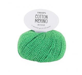 Příze DROPS Cotton Merino 37 - zelený papoušek