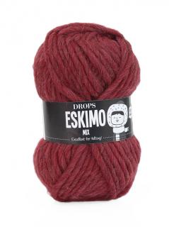 Příze DROPS Eskimo/Snow mix 50 - vínová
