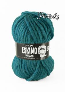 Příze DROPS Eskimo/Snow uni color 05 - tyrkysová