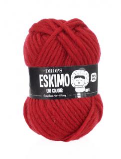 Příze DROPS Eskimo/Snow uni color 08 - červená