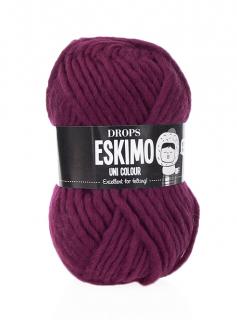 Příze DROPS Eskimo/Snow uni color 10 - bordó (do fialova)