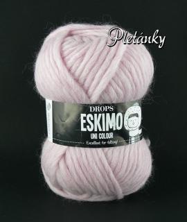 Příze DROPS Eskimo/Snow uni color 30 - pastelová růžová