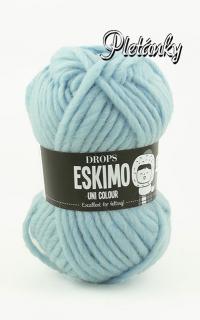 Příze DROPS Eskimo/Snow uni color 31 - pastelová modrá