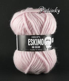 Příze DROPS Eskimo/Snow uni color 51 - zapudrovaná růžová
