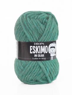 Příze DROPS Eskimo/Snow uni color 66 - zelený oceán