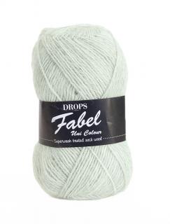 Příze DROPS Fabel Unicolor 114 - stříbrošedá