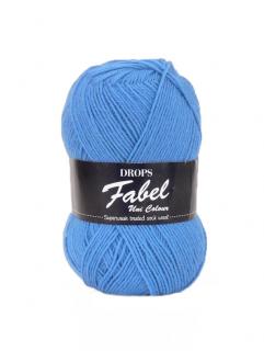 Příze DROPS Fabel Unicolor 116 - modrá chrpa