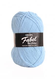 Příze DROPS Fabel Unicolor 117 - světlá modrá