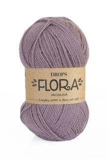 Příze DROPS Flora uni colour 09 - ametyst