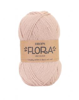 Příze DROPS Flora uni colour 30 - pouštní růže