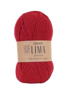 Příze DROPS Lima uni colour - 3609 červená