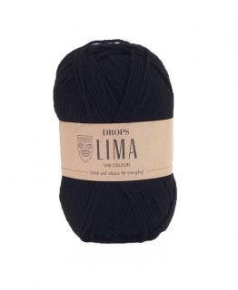 Příze DROPS Lima uni colour - 8903 černá