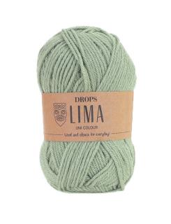 Příze DROPS Lima uni colour 9029 - zelená šalvěj