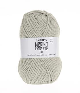Příze DROPS Merino Extra Fine mix 08 - šedo béžová