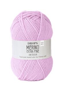 Příze DROPS Merino Extra Fine uni color 16 - světlá růžová