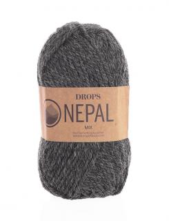 Příze DROPS Nepal mix 0506 - antracit