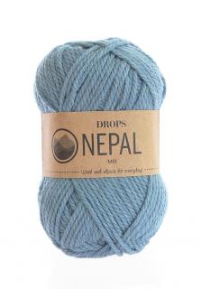 Příze DROPS Nepal mix 8913 - světlá modrá