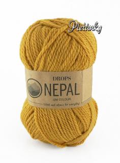 Příze DROPS Nepal uni colour 2923 - žlutá