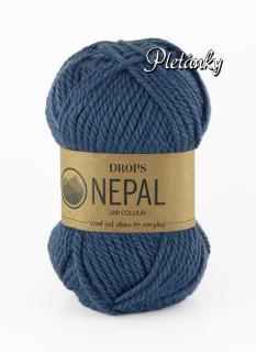 Příze DROPS Nepal uni colour 6790 - modrá