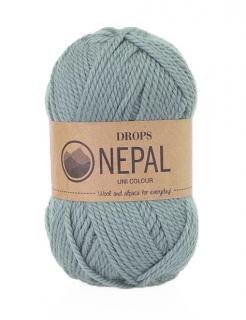 Příze DROPS Nepal uni colour 7139 - šedomodrá