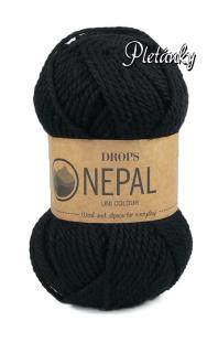 Příze DROPS Nepal uni colour  8903 - černá