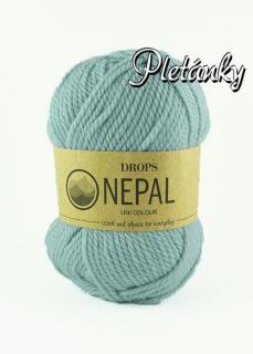 Příze DROPS Nepal uni colour  8908 - azurová