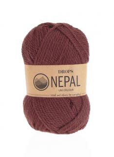 Příze DROPS Nepal uni colour 8916 - bordó