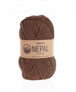 Příze DROPS Nepal uni colour 8917 - lískový oříšek