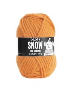 Příze DROPS Snow uni color 101 - mandarinka