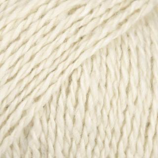 Příze DROPS Soft Tweed uni colour 01 - smetanová