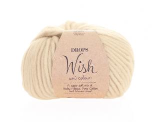 Příze DROPS Wish uni colour 04 - světlá béžová