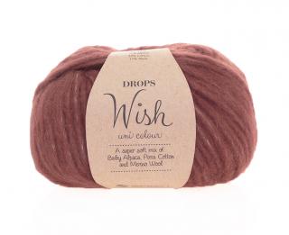 Příze DROPS Wish uni colour 10 - bordó