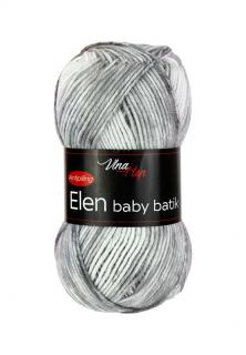 Příze Elen baby batik 5116 -  odstíny šedé
