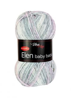 Příze Elen baby batik 5117 -  odstíny růžové, hnědé, šedé