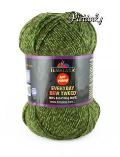 Příze Everyday New Tweed 75106 - olivově zelená