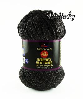 Příze Everyday New Tweed 75112 - černá