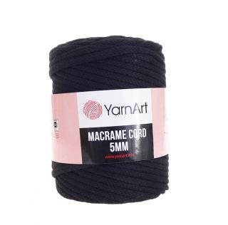 Příze Macrame Cord 750, 5 mm - černá