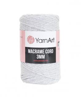 Příze Macrame Cord 756, 3 mm - světle šedá