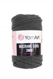 Příze Macrame Cord 758, 3 mm - šedá