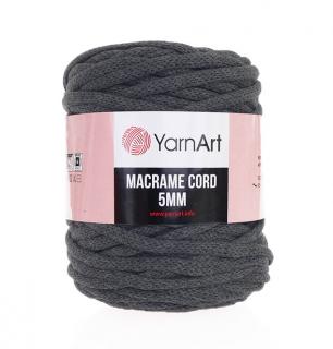 Příze Macrame Cord 758, 5 mm - šedá