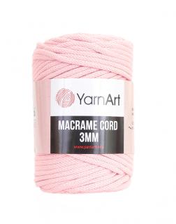 Příze Macrame Cord 762, 3 mm - růžová