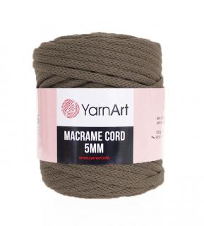 Příze Macrame Cord 769, 5 mm - hnědá